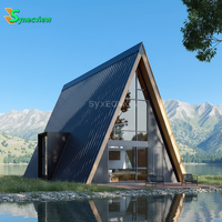 Maison préfabriquée en acier léger à construction rapide, résistante au vent et aux tremblements de terre, idéale comme maison d'hôtes dans la cour.