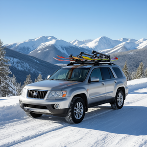 Porte-chaussures de toit universel pour voiture, porte-skis et snowboards, 6 paires de skis, 4 snowboards, en aluminium, à fixer sur la plupart des barres transversales - Product Image 2