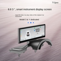 Écran d'affichage intelligent pour voiture, compatible avec Tesla Model 3 et Model Y, prend en charge la commande vocale, écran de projection illimité de 8,83 pouces, CarPlay.