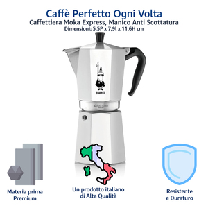Cafetera Espresso Bialetti Moka Express de 12 Tazas, Original de Aluminio para Cocina, Café Italiano Tradicional Desde 1933, Hecho en Italia - Product Image 2