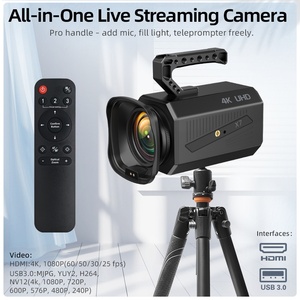 Cámara en Vivo UHD 4K60fps con Gran Sensor CMOS de 4/3 Pulgadas y Apertura F1.5 para Video Profesional, Cámara en Vivo 4K - Product Image 3
