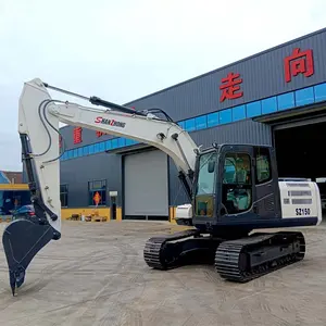 Excavator Crawler Hidrolik 14ton 15ton Buatan China SZ150 Excavator Beroda Rantai Mesin Pemindah Tanah - Product Image 6