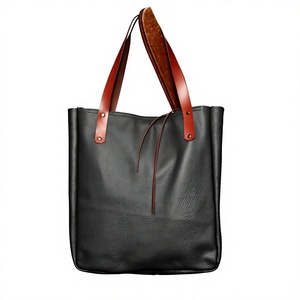 Pochette pour femme de qualité supérieure en cuir véritable imperméable avec deux poignées, fermeture à glissière, légère, antivol, capacité 3L+ - Product Image 5