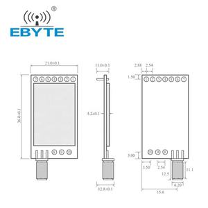 E33-433T13D EBYTE SX1212 Low-Power Wake-Up FEC UART DIP 433M <b>Wireless</b> Data Transmitter <b>Receiver</b> 433MHz Rf Module - Product Image 2