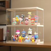 Présentez et protégez votre collection : Vitrine murale transparente anti-poussière pour figurines et jouets en boîte mystère