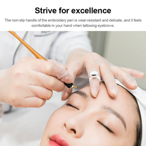 Máquina de Micropigmentación de Acero Inoxidable, Herramienta de Maquillaje Permanente para Labios, Cejas y Delineador de Ojos, Uso Profesional en Estudio - Product Image 6