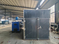 Four de séchage du bois électrique personnalisable en acier inoxydable avec moteur pour les usines de travail du bois
