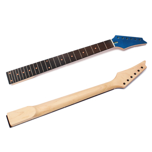 Cuello de <span class=keywords><strong>guitarra</strong></span> eléctrica, 24 trastes, diapasón de palisandro de Arce, piezas de repuesto para <span class=keywords><strong>guitarra</strong></span> estilo <span class=keywords><strong>Ibanez</strong></span>, cabeza <span class=keywords><strong>azul</strong></span> - Product Image 1