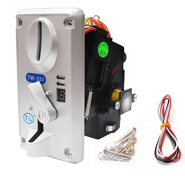 TW-333 Customized Metal Single Value Comparable Coin Acceptor Token Selector Coin Mechanism for Arcade Game Cabinet Machine