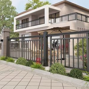 High Quality Custom <strong>Balcony</strong> Fence Contemporary <strong>Design</strong> Iron Galvanized Steel Carbon Aluminum Easy DIY Installation Factory Direct - Product Image 3