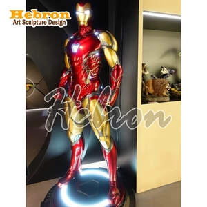 รูปปั้นไอรอนแมน <span class=keywords><strong>MK85</strong></span> ขนาดเท่าคนจริง วัสดุเรซิ่น พร้อมไฟ สำหรับตกแต่งคริสต์มาส ขายส่ง - Product Image 2