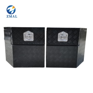 Màu Đen Đầy Đủ Xe Train Hộp Công Cụ Nhôm Hình Chữ Nhật Xe Tải Xe Tải Trailer Trường Hợp Công Cụ Phụ Kiện Ba Lô Cho Xe Tải Và Hộp Công Cụ - Product Image 1