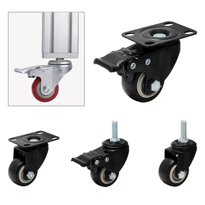 Pelat dudukan roda Universal untuk 3030/4040 seri profil aluminium dengan lubang M12/M16 untuk profil aluminium seri 3030/4040