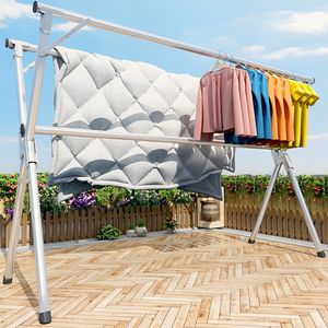 Tendedero de Ropa Db, 2.4m, Plegable, Portátil, de Aleación de Aluminio, Forma de X, para Exteriores, Diseño Minimalista - Product Image 4