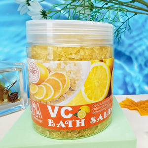 Sal de baño orgánica Natural, blanqueamiento de la piel, exfoliante corporal, para pies, Spa, remojo de Aroma, azúcar, flor, sal de cristal - Product Image 3