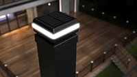 Lámpara Solar LED Moderna para Jardín, Impermeable IP65, con Base Múltiple, para Exteriores, con Batería, Certificación RoHS, para Portones/Vallas