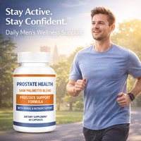 Complément Alimentaire en Capsules à Base de Plantes pour la Santé de la Prostate des Hommes, Marque Privée OEM, 60 Comprimés, Origine Shaanxi