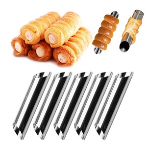 Spirale <span class=keywords><strong>en</strong></span> acier inoxydable Croissant <span class=keywords><strong>Corne</strong></span> Gâteau Moule Boulangerie Pâtisserie Outils - Product Image 4