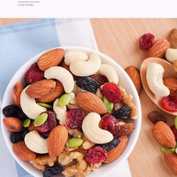 Paquet de 1 kg de noix quotidiennes, collations croustillantes pour le petit-déjeuner en sachet, mélange de noix séchées, aliments en gros