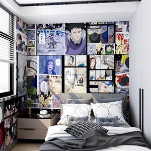 Dibujos animados acción cómic manga Fondo papel tapiz mural anime decoración pared - Product Image 4