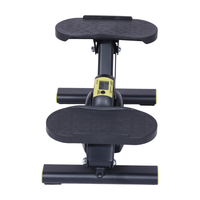 Mini Stepper d'Exercice Portable en ABS et Acier pour la Maison, Écologique, avec Bande de Résistance pour Cardio et Exercices de Marche sur les Escaliers