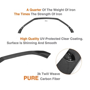 Alerón delantero de fibra de carbono M6 para <span class=keywords><strong>Mazda</strong></span> <span class=keywords><strong>6</strong></span> Atenza Sport <span class=keywords><strong>Sedan</strong></span> 4 puertas <span class=keywords><strong>2017</strong></span> - Product Image 4