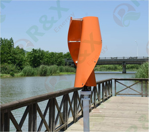 3 кВт, 5 кВт, 10 кВт, 120 В/220 В, ветряная турбина с вертикальной осью для домашнего использования, альтернативная энергетическая система, спиральный ветрогенератор с низким уровнем шума - Product Image 4