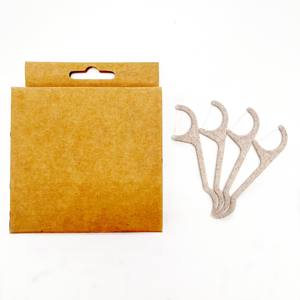 Palillos Dentales Ecológicos Biodegradables de Almidón de Maíz de Alta Calidad con Hilo de Nailon, Hilo <span class=keywords><strong>Dental</strong></span> Compostable - Product Image 2