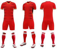 Nouvel Ensemble Maillot de Football Rose 25/26 avec Short, Logo d'Équipes Personnalisé, Version Joueur