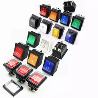 Interrupteur à bascule étanche Kcd4 Spst,Spdt,Dpst,Dpdt, panneau de commutation éclairage LED 2/3 voies interrupteur à bouton poussoir 2 3 4 6 broches