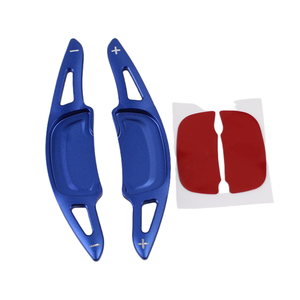 Palancas de cambio azules para Mazda3 Axela CX30 CX-30 2019 en adelante, CX-50, CX-<span class=keywords><strong>60</strong></span>, CX-90 2023, extensión de palancas de <span class=keywords><strong>volante</strong></span>, adhesivo decorativo - Product Image 3