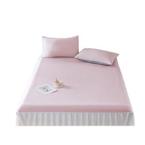 Ensemble de matelas en soie glacée Miminkang 1,5 m 1,8 m, frais pour l'été, doux, lavable, literie trois pièces, style simple - Product Image 1