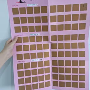 Toptan Scratch Off piyango Poster Scratch kartları özel promosyon hediye kartları - Product Image 2