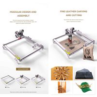 Machine de gravure laser ATOMSTACK A5 Pro 40W, kit de graveur laser de bureau, fraiseuse CNC pour le bois, le plastique, le caoutchouc, le métal, l'acrylique
