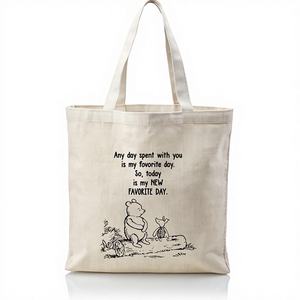 Bolsa de Lona Reutilizable para Mujer, Linda y Estética, Lavable a Máquina, para Compras, Playa y Uso Diario - Product Image 1