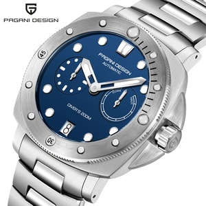PAGANI DESIGN PD1767 Men's <b>Mechanical</b> <b>Watch</b> Top Luxury Men's Automatic Diver <b>Watch</b> 200m Waterproof AR Sapphire Glass Nylon Strap - Product Image 2