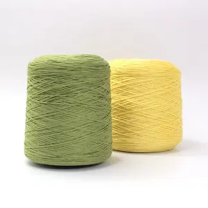 Textile tricot à la main tissage fantaisie cône teint 2.5S/1 crochet laine plat plat machine à tricoter 100% acrylique gros fil creux