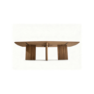 Mesa de Comedor Moderna de Madera Maciza con Superficie Amplia, Patas Resistentes y Diseño Atemporal para el Hogar, Restaurante o Comedor - Product Image 3