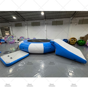 Parco acquatico commerciale PVC Sport acquatici all'aperto Trampolino gonfiabile galleggiante da 5M <span class=keywords><strong>per</strong></span> bambini - Product Image 2