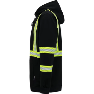 Felpe con Cappuccio Ignifughe in Cotone 7.5OZ FRC con Nastro Riflettente Alta Visibilità Resistenti alle <span class=keywords><strong>Fiamme</strong></span> - Product Image 3