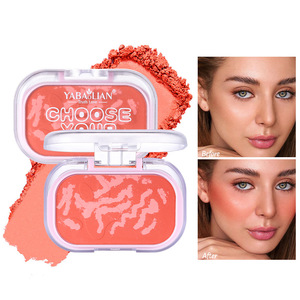 Fard à joues naturel mat nourrissant pêche palette <span class=keywords><strong>de</strong></span> fard à joues <span class=keywords><strong>teinte</strong></span> joues crème éclaircir maquillage rouge contour ombre cosmétique - Product Image 3