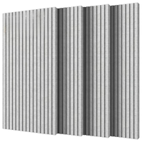 Panneaux acoustiques modernes ignifuges et imperméables en fibre de polyester 100% écologiques pour chambre, couloir, bureau, immeuble, appartement, salle de sport