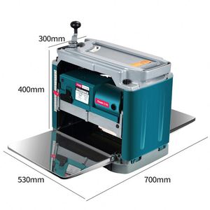Raboteuse électrique à bois haute puissance, moteur <span class=keywords><strong>de</strong></span> raboteuse à grande épaisseur, table coulissante haute efficacité pour le rabotage <span class=keywords><strong>de</strong></span> surface, outils d'établi - Product Image 5