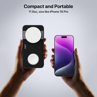Chargeur sans fil magnétique 3-en-1 pliable 15W, chargeur rapide pour téléphone, chargeur intelligent 3-en-1 Qi1 2 portable pour Apple iPhone Samsung