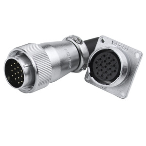 Conector de Aviación WS24, Enchufe y Tomacorriente de 2/3/4/9/10/12/19 Pines, Conector Eléctrico Cuadrado Macho y Hembra para Maquinaria Industrial - Product Image 4