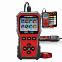 Escáner OBD2 KONNWEI KW340 con Actualización Gratuita de por Vida, Herramienta de Diagnóstico con Pantalla a Color de 2.8 Pulgadas y Lector de Códigos