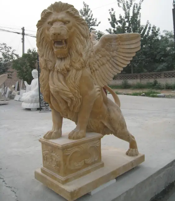 garden decoration lion statue/stone lion statue for sale/sculpture marble lion