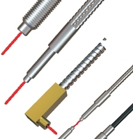 Amplificateur de capteur photoélectrique à fibre optique laser à tête ronde CORON FX FTR M6/M5/M4/M3, distance de détection d'objets de 0 à 1000 mm