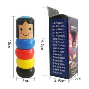 Juguete de Madera Daruma 2019, Truco de Magia Irrompible, Marioneta de Empujar, Magia Callejera con Instrucciones - Product Image 6
