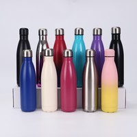Bouteille d'eau isotherme en acier inoxydable écologique en forme de cola, 500 ml/750 ml, anti-fuite, maintien thermique 12-24h – Offre Spéciale